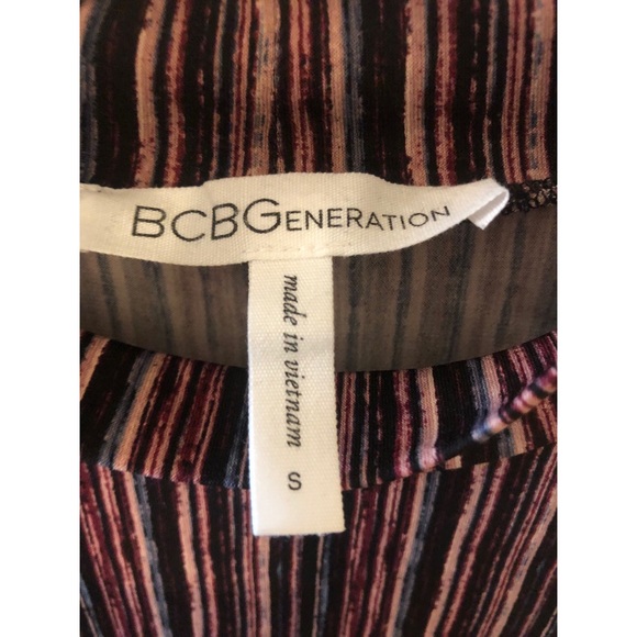 BCBGeneration Birchy Stripes A-Line Dress - Picture 3 of 3